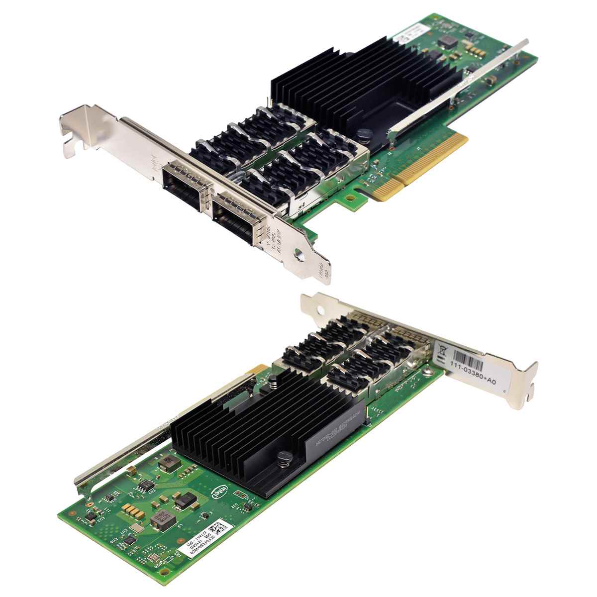 NetApp Intel 111-03380 XL710-QDA2 40G Dual Port QSFP+ PCIe 3.0 x8 Network Adapter NetApp Intel 111-03380 XL710-QDA2 40G Dual Port QSFP+ PCIe 3.0 x8 Network Adapter