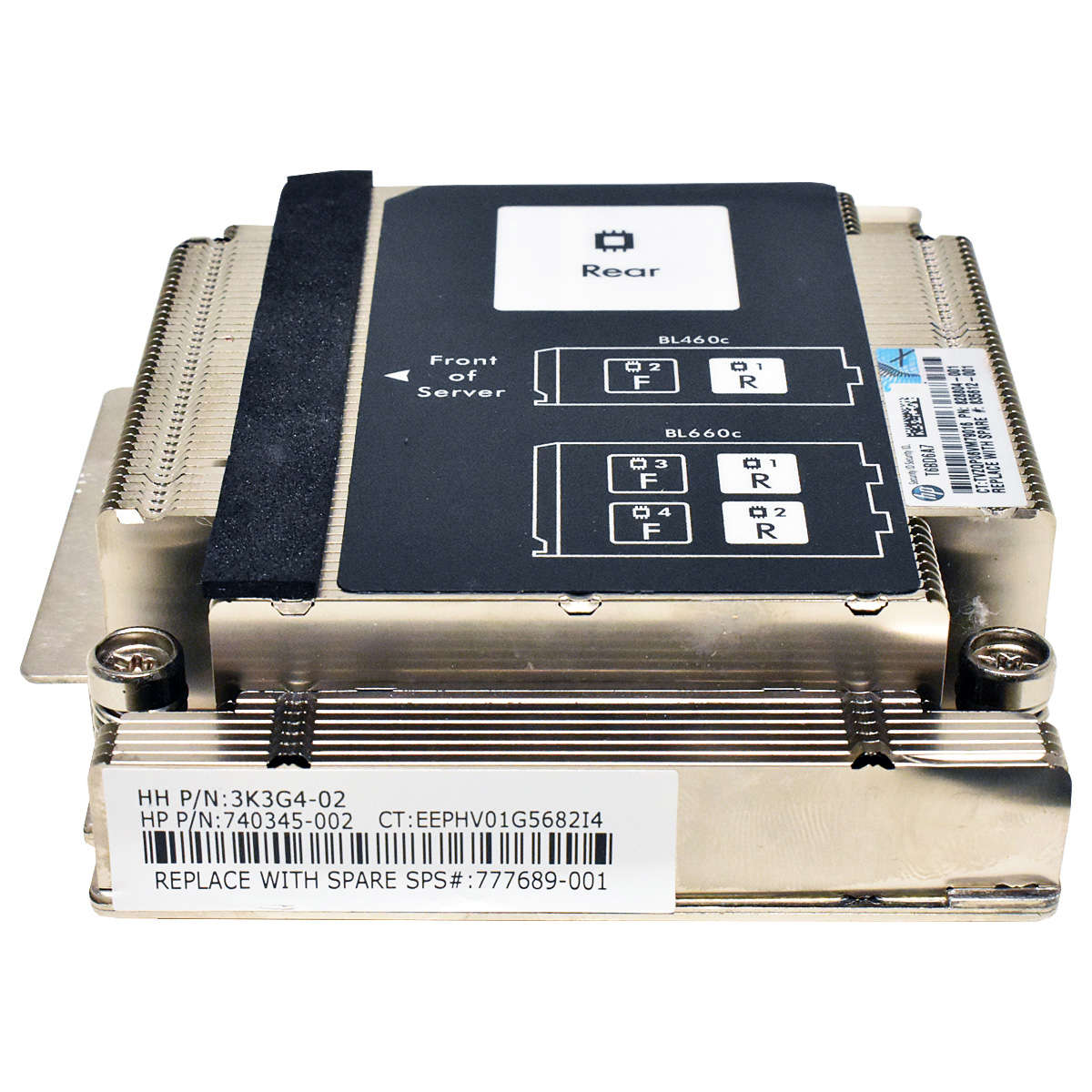 HP-ProLiant-BL460c-Gen9-CPU1-Heatsink-Kühler-PN-74-001.jpg HP ProLiant BL460c Gen9 CPU1 Heatsink / Kühler PN: 740345-002 777689-001