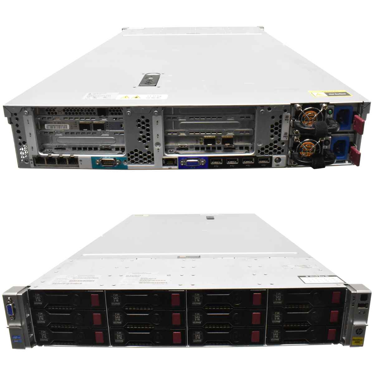 HP StoreOnce 4500 Backup BB878A + Upgrade Kit BB881A 2x E5-2640 V2 72GB 48TB 3.5