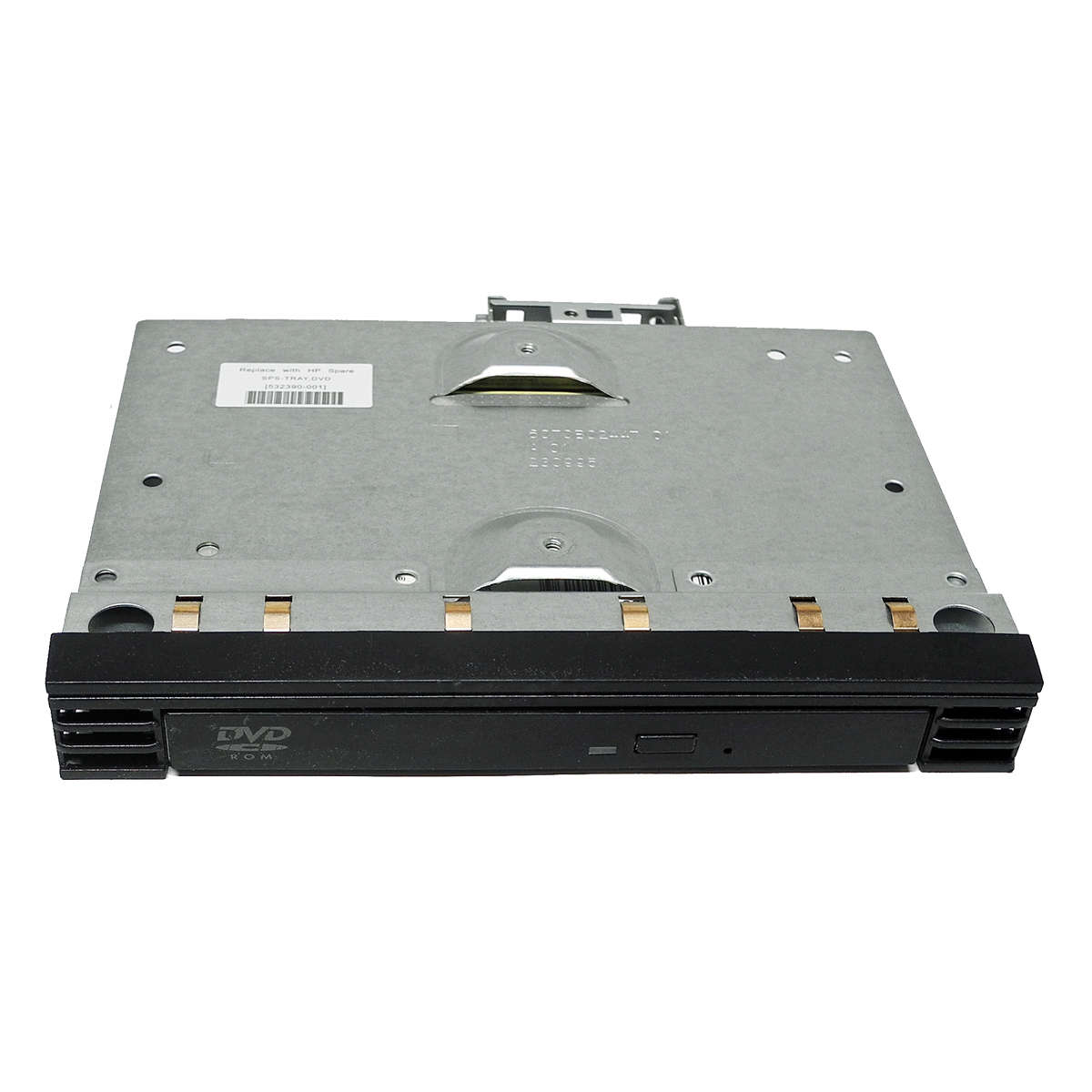 HP-ProLiant-DL360-G6-G7-DVD-Tray-Cage-532390-001-m-002.jpg HP ProLiant DL360 G6/G7 DVD Tray Cage 532390-001 mit DVD-ROM SATA Laufwerk
