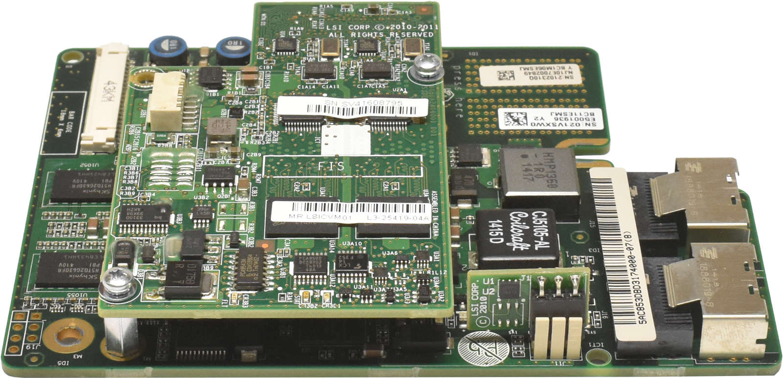 Huawei-BC11ESMD-SAS-SATA-RAID-Controller-Module-1G-002.jpg Huawei BC11ESMD SAS/SATA RAID Controller Module + 1GB Cache MR LSICVM01