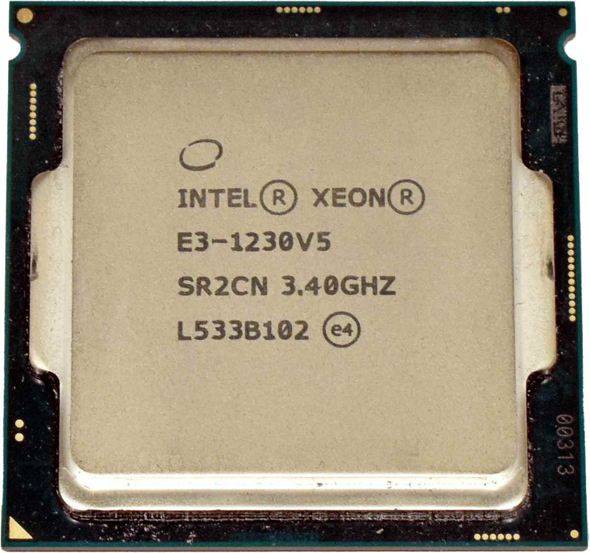 Intel Xeon Processor E3-1230 V5 Quad Core 3.40GHz 8MB Cache LGA1151 SR2CN SR2LE