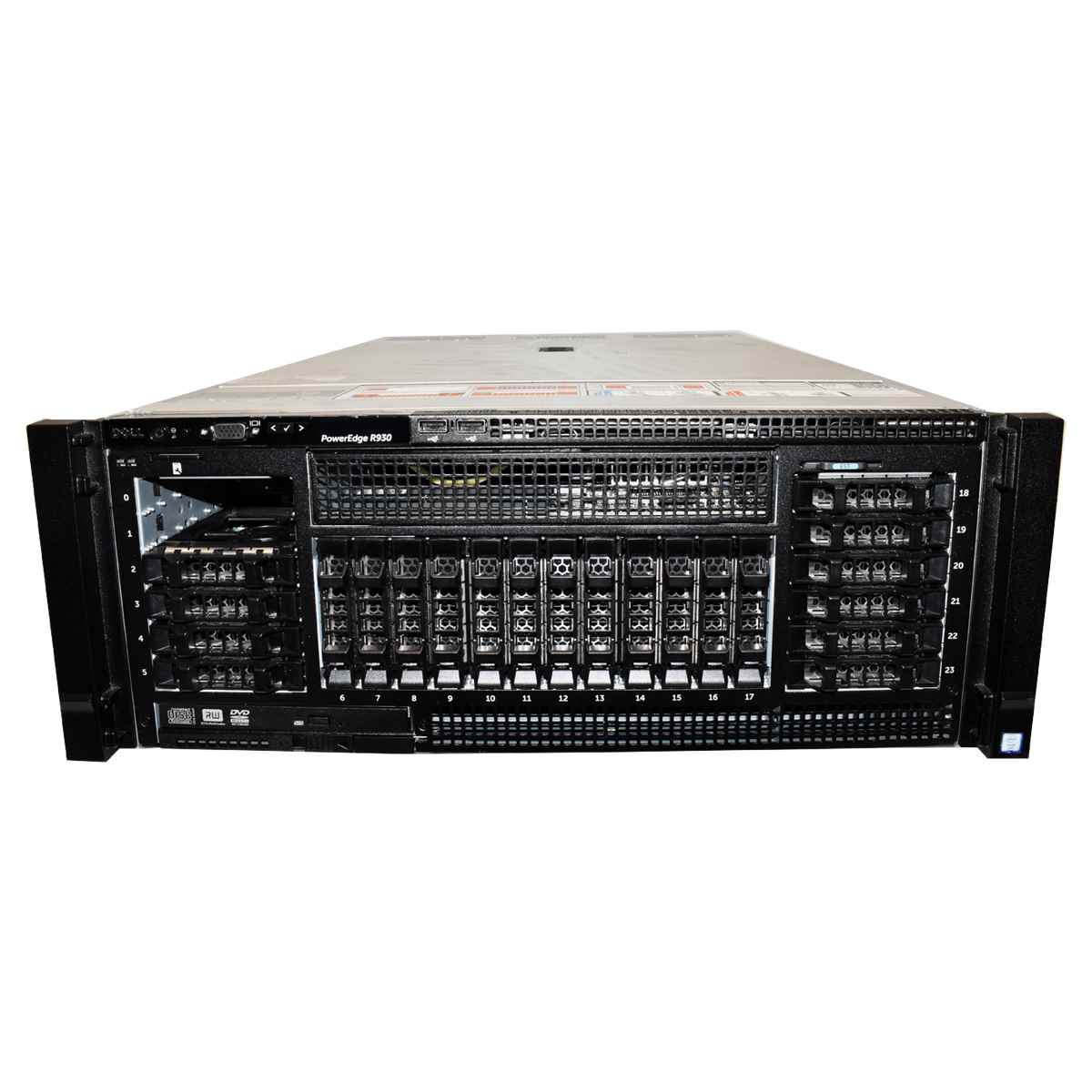 Dell PowerEdge R930 Server 4 x E7-8890 V4 22-Core 0 RAM PERC H730p 24x SFF 2,5" Dell PowerEdge R930 Server 4 x E7-8891 V4 0 RAM PERC H730p 24 Bay 2,5"