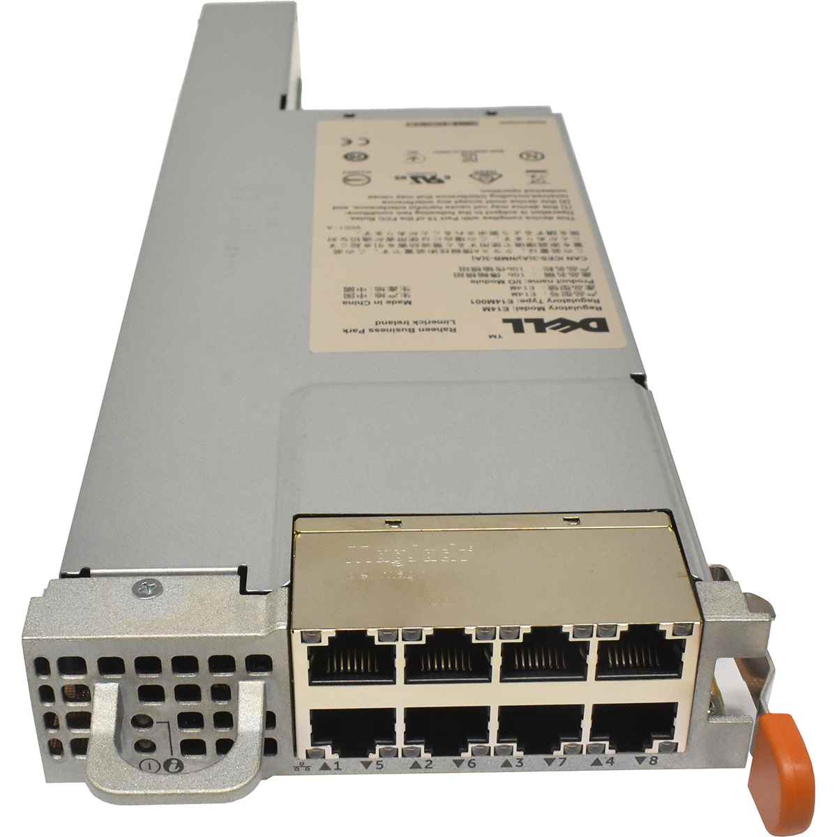Dell E14M 8-Port 1Gb Pass Through I/O Module für PowerEdge FX2 / FX2S 0HYJ81 NEU Dell E14M 0HYJ81 8-Port 1Gb Pass Through I/O Module für PowerEdge FX2 / FX2S NEU