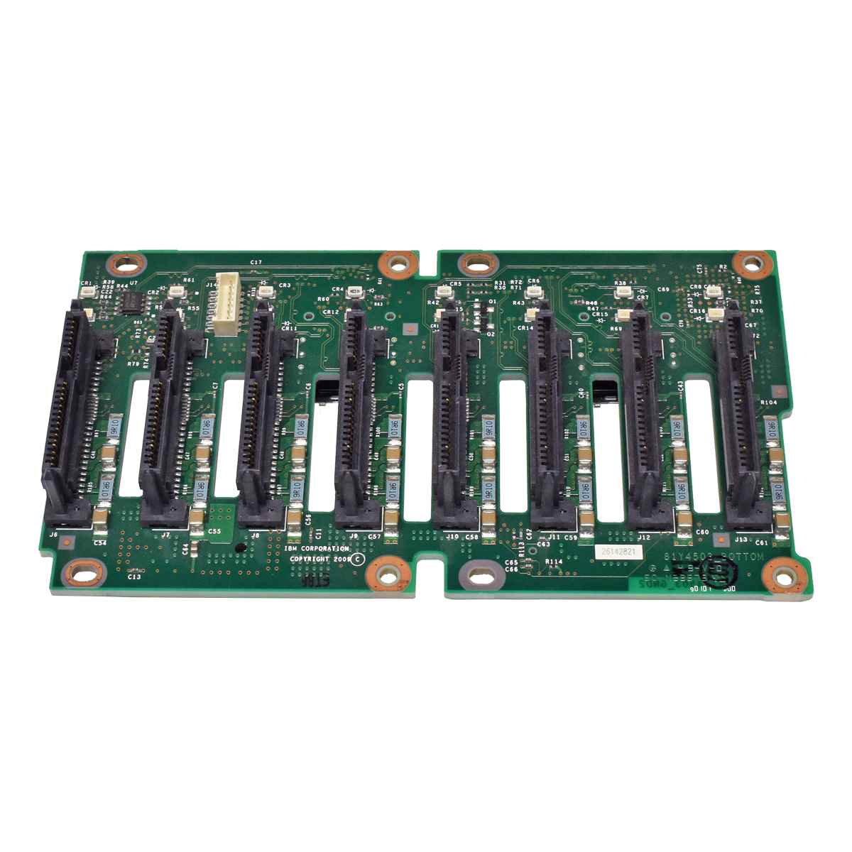 IBM 8 Bay SAS 2,5" Backplane 46W9187 + 2x Kabel 81Y6651 für System X3650 M4 IBM 8 Bay SAS 2,5" Backplane 46W9187 + 2x Kabel 81Y6651 für System X3650 M4