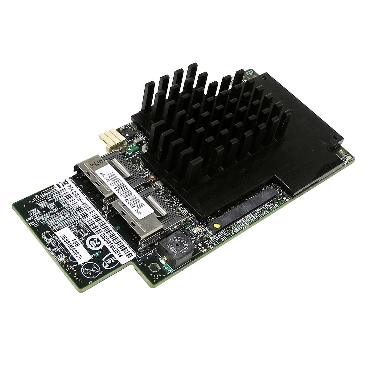 Intel-PBA-G35316-610-Dual-Port-Integrated-RAID-Mod-003.jpg Intel PBA G35316-610 Dual-Port Integrated RAID Module + 2x G94562-001 SAS Kabel