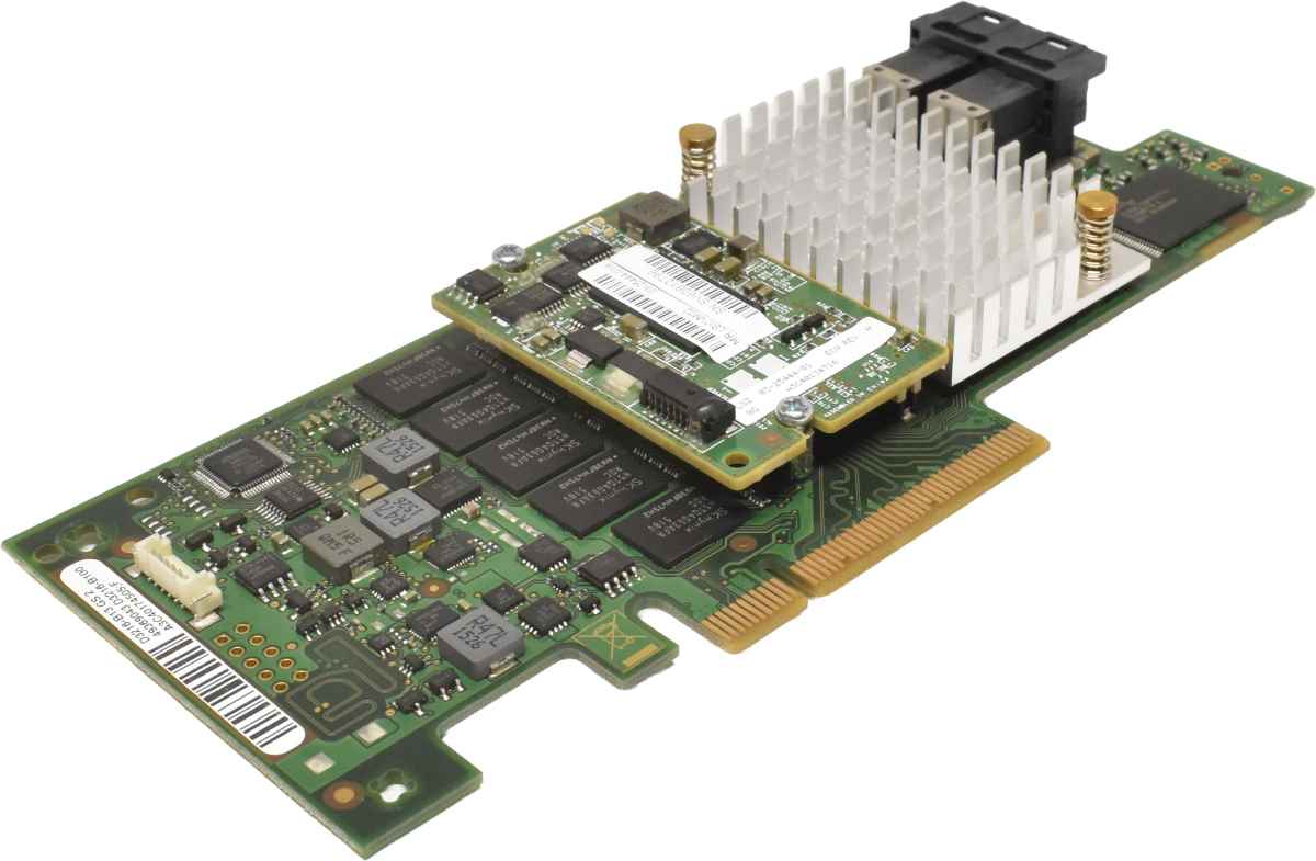 Fujitsu D3216-B13 GS2 EP420i 12Gb PCIe x8 RAID Controller +BBU+1x SAS Kabel ohne Bracket