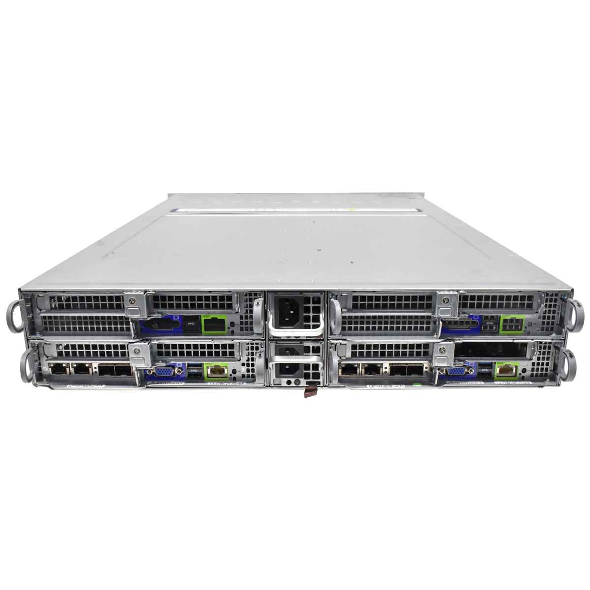 NetApp HCI Supermicro 4 Node Server NAF-1701 2x Node ohne CPU & RAM 4x Kühler 24x SFF Caddy