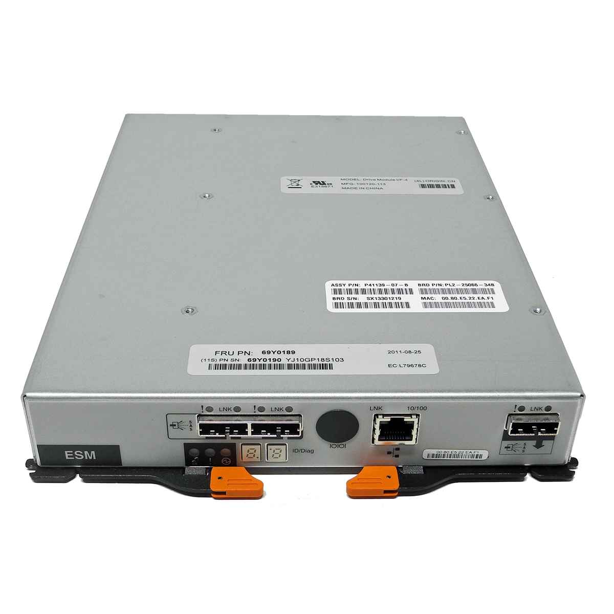 IBM ESM Drive Module I/F-4 for DS3500 EXP3500 Storage Systems 69Y0189 69Y0190 IBM ESM Drive Module I/F-4 for DS3500 EXP3500 Storage Systems 69Y0189 69Y0190