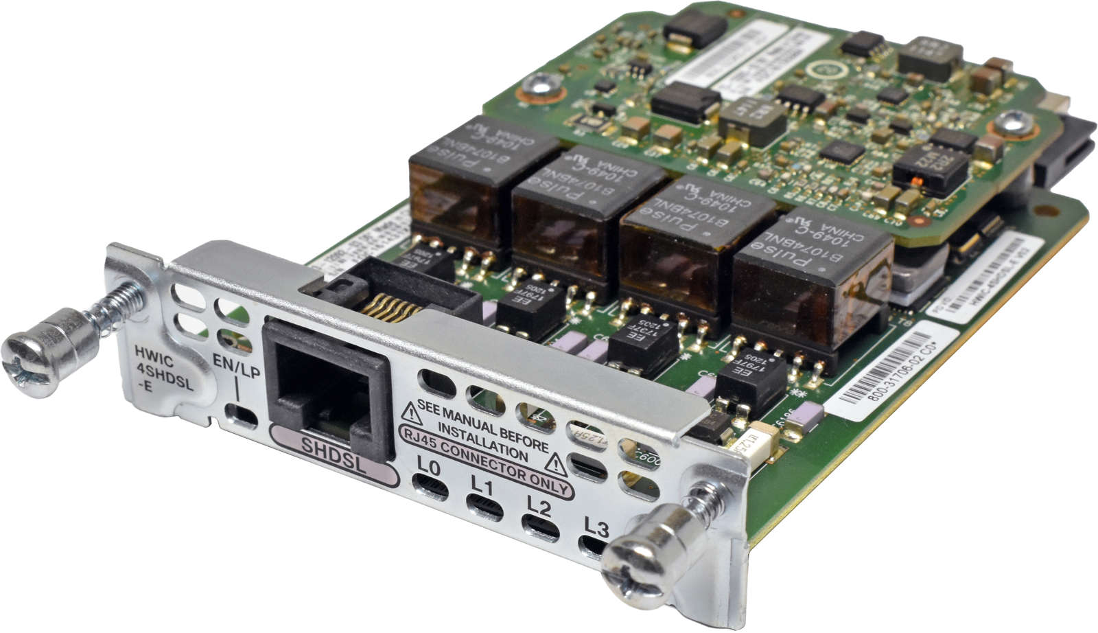Cisco 4-Pair G.SHDSL EFM HWIC-4SHDSL-E WAN Interface Card 73-12092-03