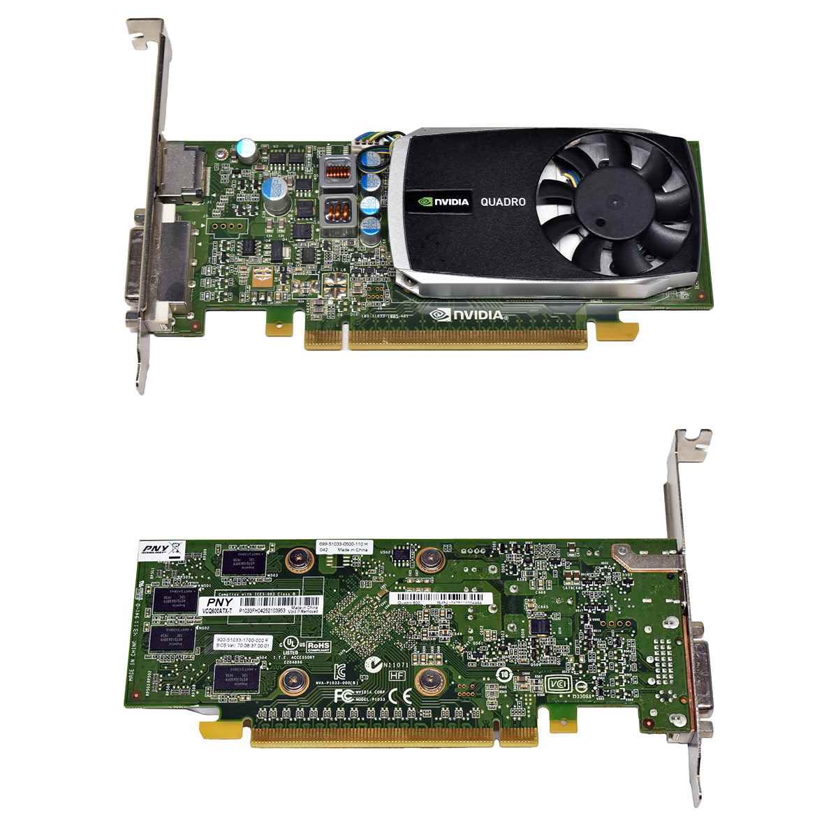 PNY VCQ600ATX-T Nvidia Quadro 600 Grafikkarte 1GB DDR3 PCI-E 2.0 x16 DVI DP FP PNY VCQ600ATX-T Nvidia Quadro 600 Grafikkarte 1GB DDR3 PCI-E 2.0 x16 DVI DP FP
