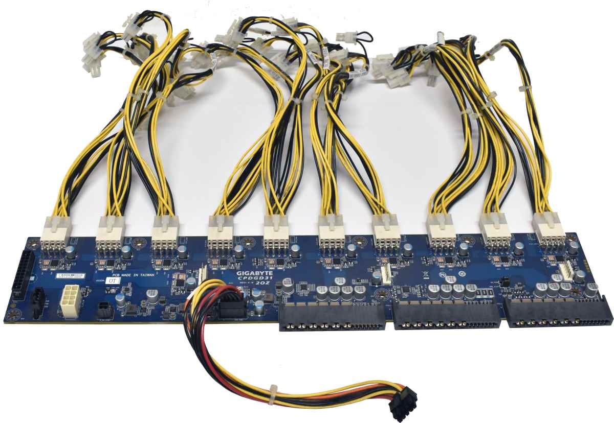 Gigabyte G431-MM0 Power Backplane CPDGD31 2OZ 10x Power Cable 25CRI-250906-S9R