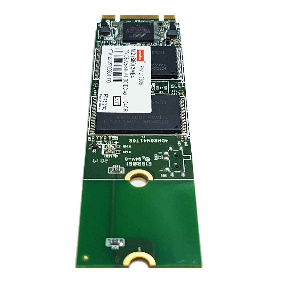 Innodisk 64GB M.2 (S80) 3ME4 SATA3 SSD Memory Card for Laptops/Notebooks Innodisk 64GB M.2 (S80) 3ME4 SATA3 SSD Memory Card for Laptops/Notebooks