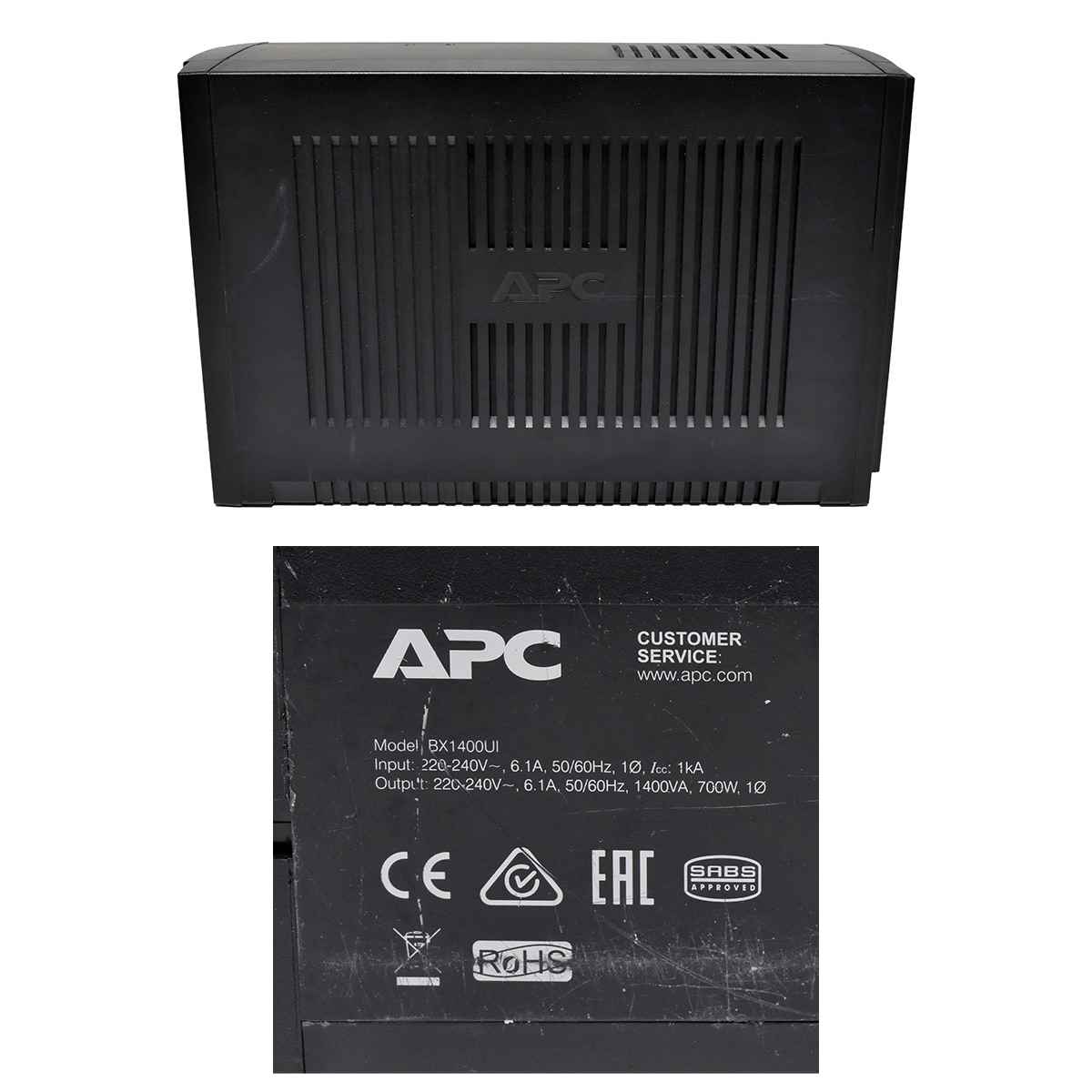 APC Back-UPS 1400 BX1400UI 1600VA 700W 6x IEC C13 APC Back-UPS 1400 BX1400UI 1600VA 700W 6x IEC C13