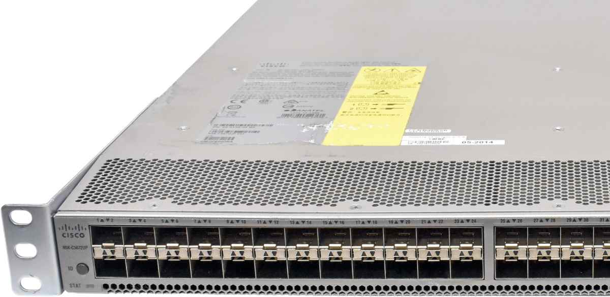 Cisco N5K-C5672UP 68-5638-02 48-Port 10GE SFP+ Switch 6x 40GE QSFP+ blue FANs Cisco N5K-C5672UP 68-5638-02 48-Port 10GE SFP+ Switch 6x 40GE QSFP+ blue FANs