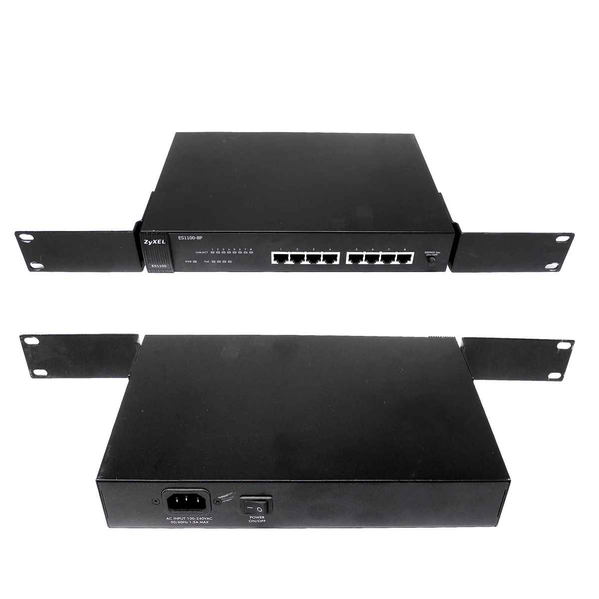 ZyXEL ES1100-8P 8-Port (8x PoE) unmanaged Gigabit Ethernet Switch