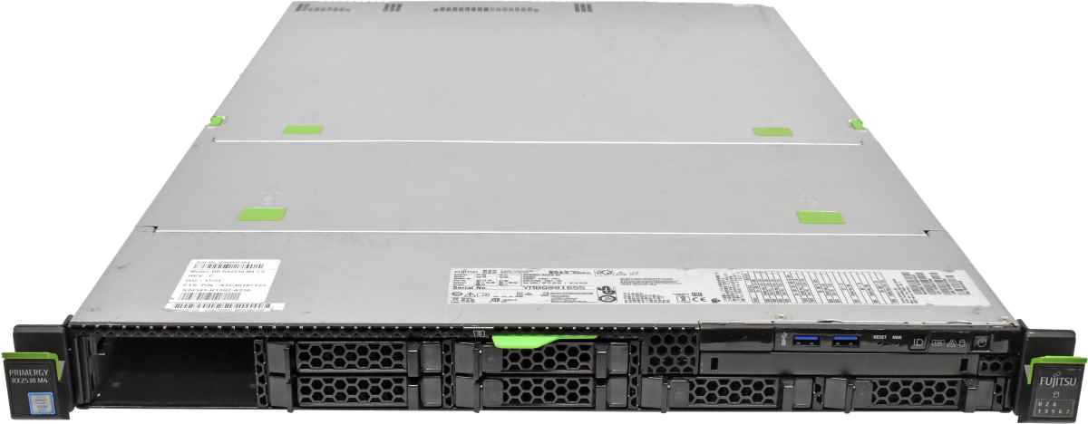 Fujitsu Primergy RX2530 M4 Server 2x Silver 4108 CPU 128GB RAM PC4 4x SFF 2,5 Fujitsu Primergy RX2530 M4 Server 2x Silver 4108 CPU 128GB RAM PC4 4x SFF 2,5