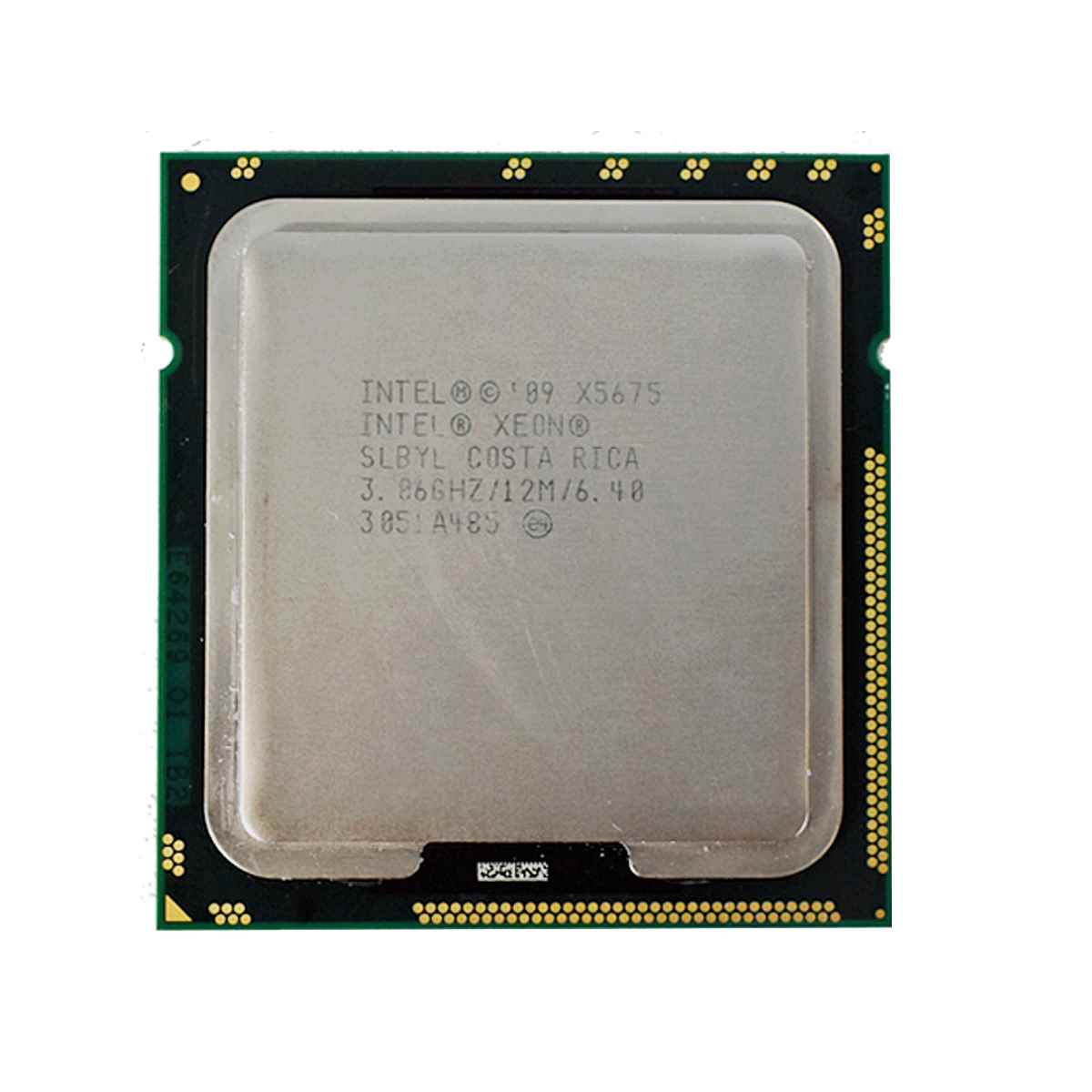 Intel Xeon Processor X5675 12MB Cache, 3,06 GHz Six Core FC LGA 1366 P/N SLBYL Intel Xeon Processor X5675 12MB Cache, 3,06 GHz Six Core FC LGA 1366 P/N SLBYL