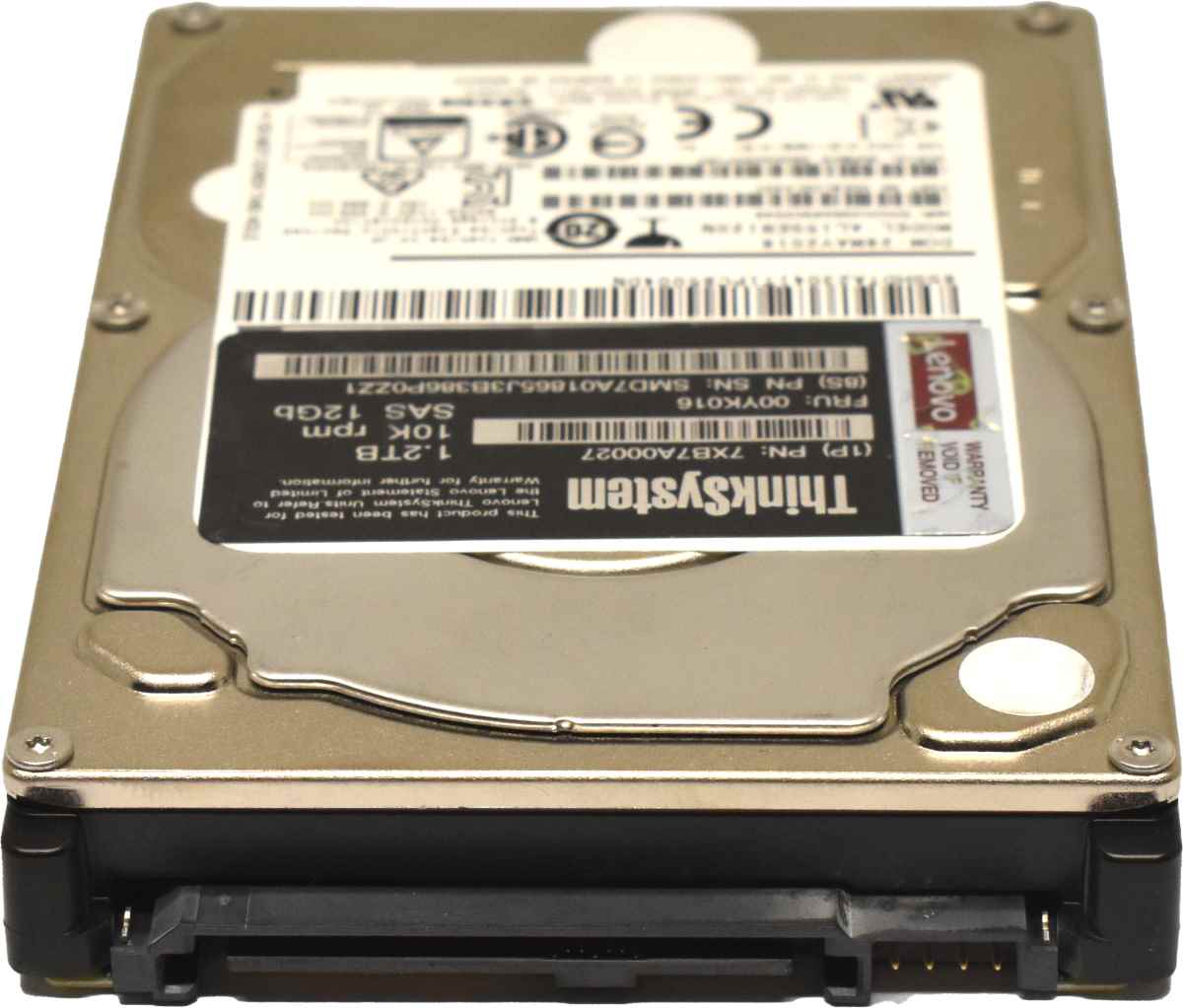 Lenovo Toshiba 1.2TB 00YK016 AL15SEB120N 12G 2.5" 10K SAS HDD Lenovo Toshiba 1.2TB 00YK016 AL15SEB120N 12G 2.5" 10K SAS HDD