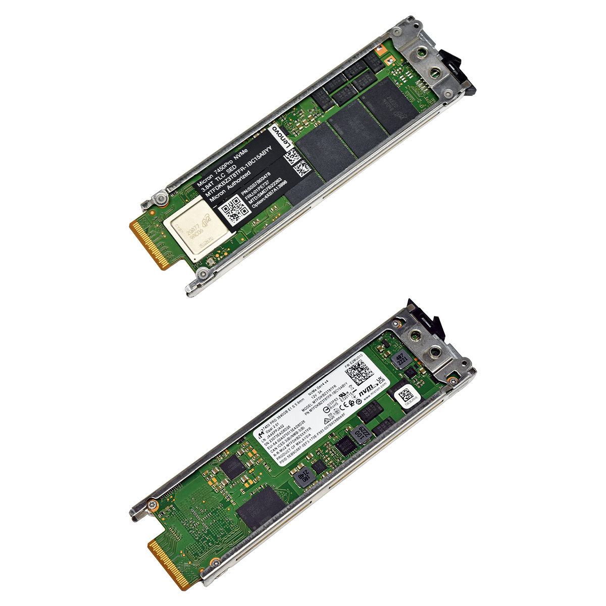 Lenovo Micron 7450 PRO MTFDKBZ3T8TFR 01PE737 3.84TB E1.S NVMe OPAL SED SSD - 6.jpg Lenovo Micron 7450 PRO MTFDKBZ3T8TFR 01PE737 3.84TB E1.S NVMe OPAL SED SSD