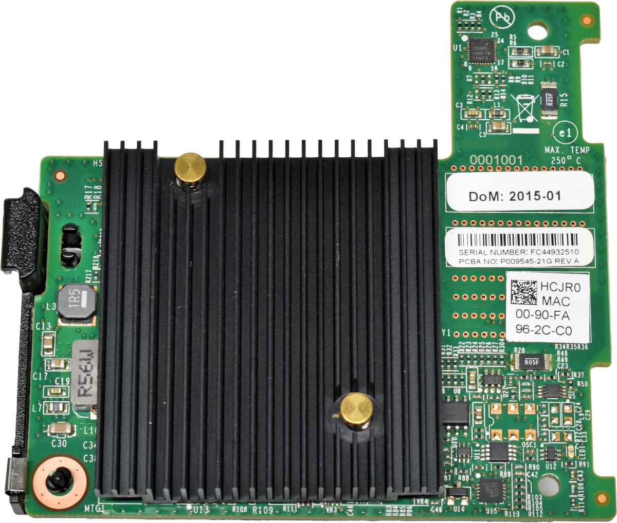 Dell Emulex 0HCJR0 P009545-21G 10G Dual-Port Network Mezzanine Adapter M630 M640