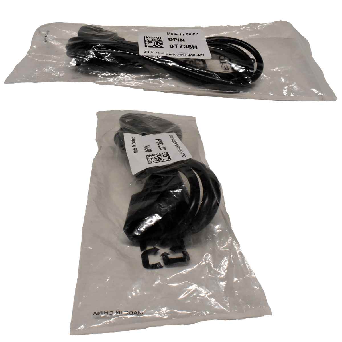 Dell Kaltgeräteverlängerung Verlängerungskabel C13 auf C14 1,80m 0T736H Neu/New Dell Kaltgeräteverlängerung Verlängerungskabel C13 auf C14 1,80m 0T736H Neu/New