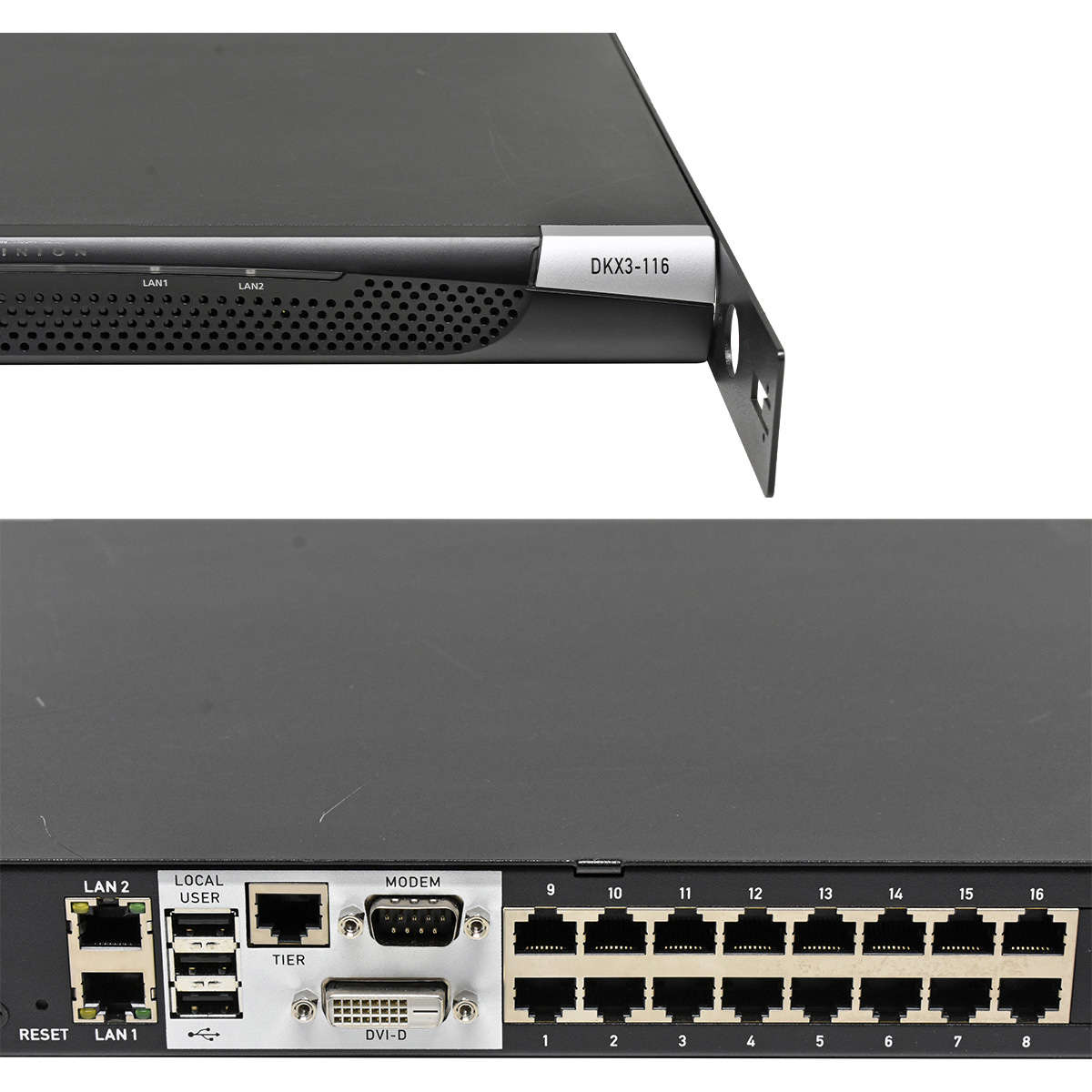 Raritan-Dominion-DKX3-116-16-Port-KVM-over-IP-Swit-006.jpg Raritan Dominion DKX3-116 16-Port KVM-over-IP Switch +Rack Ears