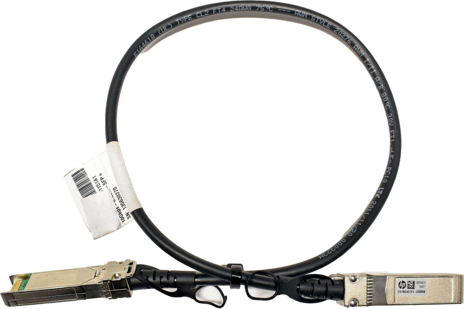 HP JD095BRU LSWM1STK 10Gbps 0,65m SFP+ - SFP+ Datenkabel