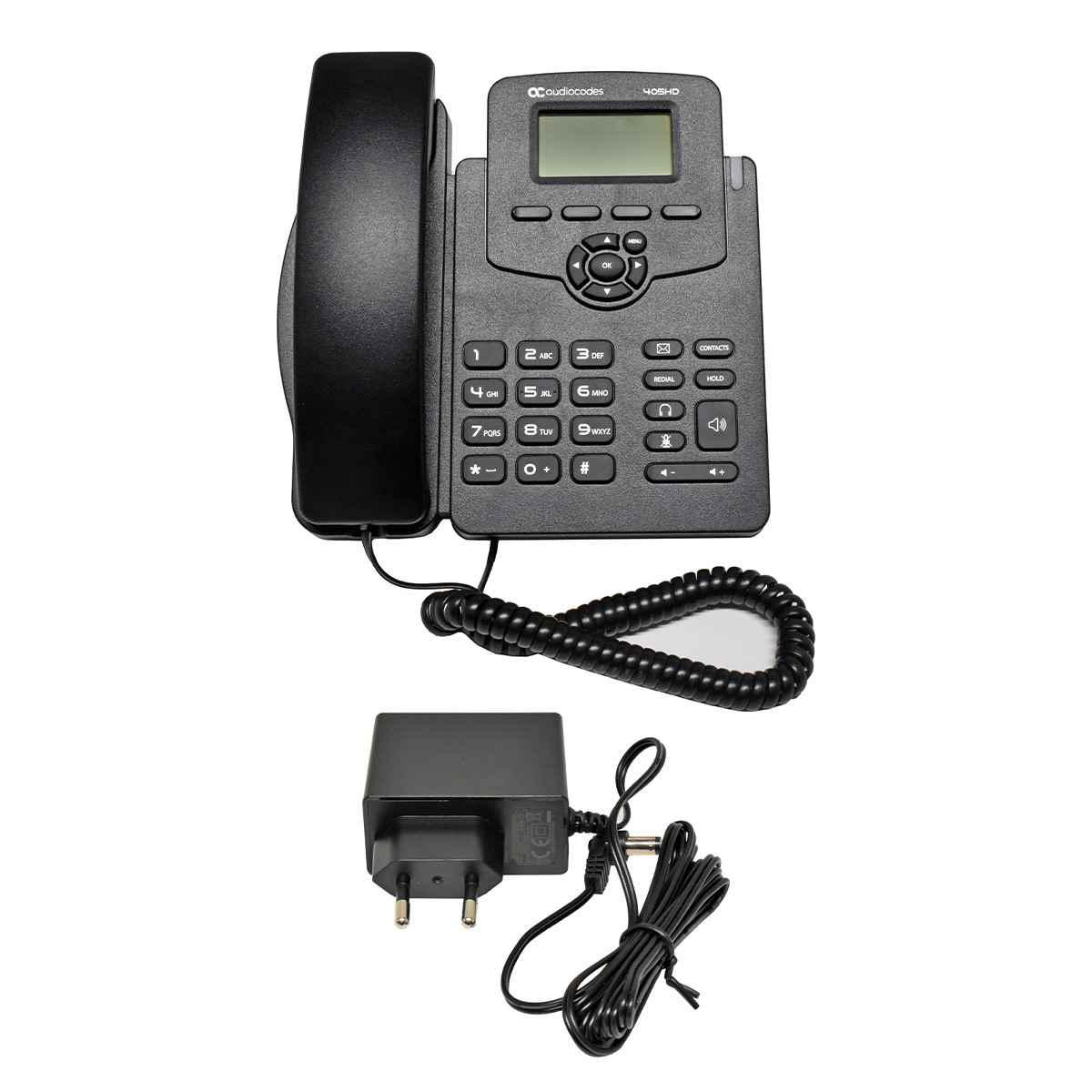 Audiocodes 405HD IP Phone black PoE Systemtelefon GGWV00597 LCD Display +Stand +PSU NEW Audiocodes 405HD IP Phone black PoE Systemtelefon GGWV00597 LCD Display +Stand +PSU NEW