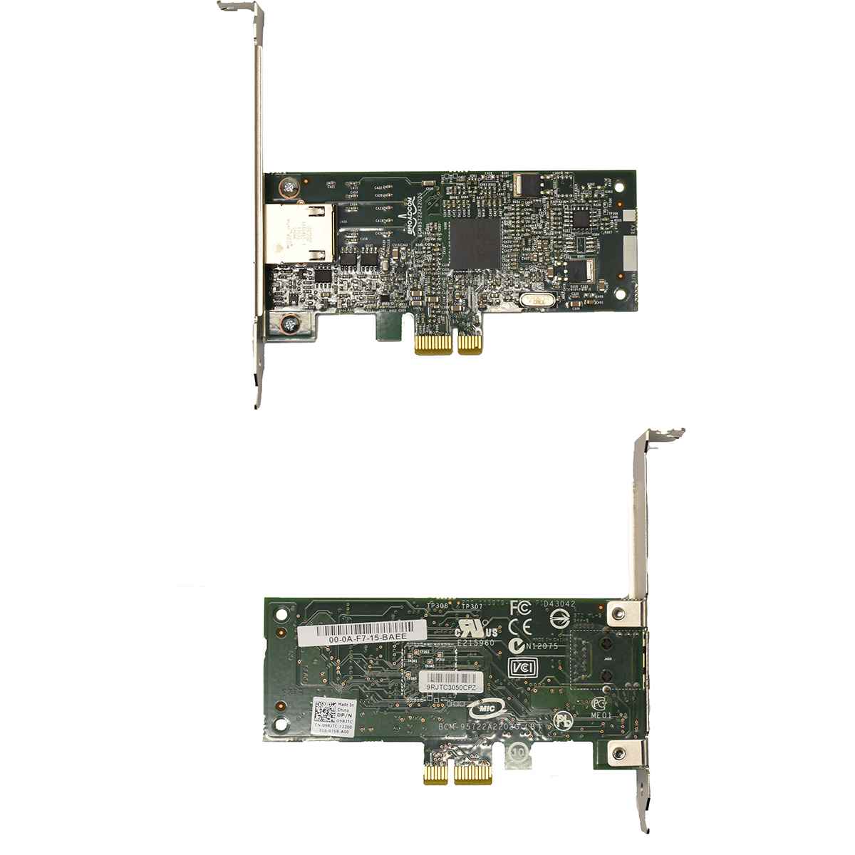 Dell Gigabit Netzwerkkarte Broadcom 5722 PCIe BCM95722A2202G 09RJTC FP Dell Gigabit Netzwerkkarte Broadcom 5722 PCIe BCM95722A2202G 09RJTC FP