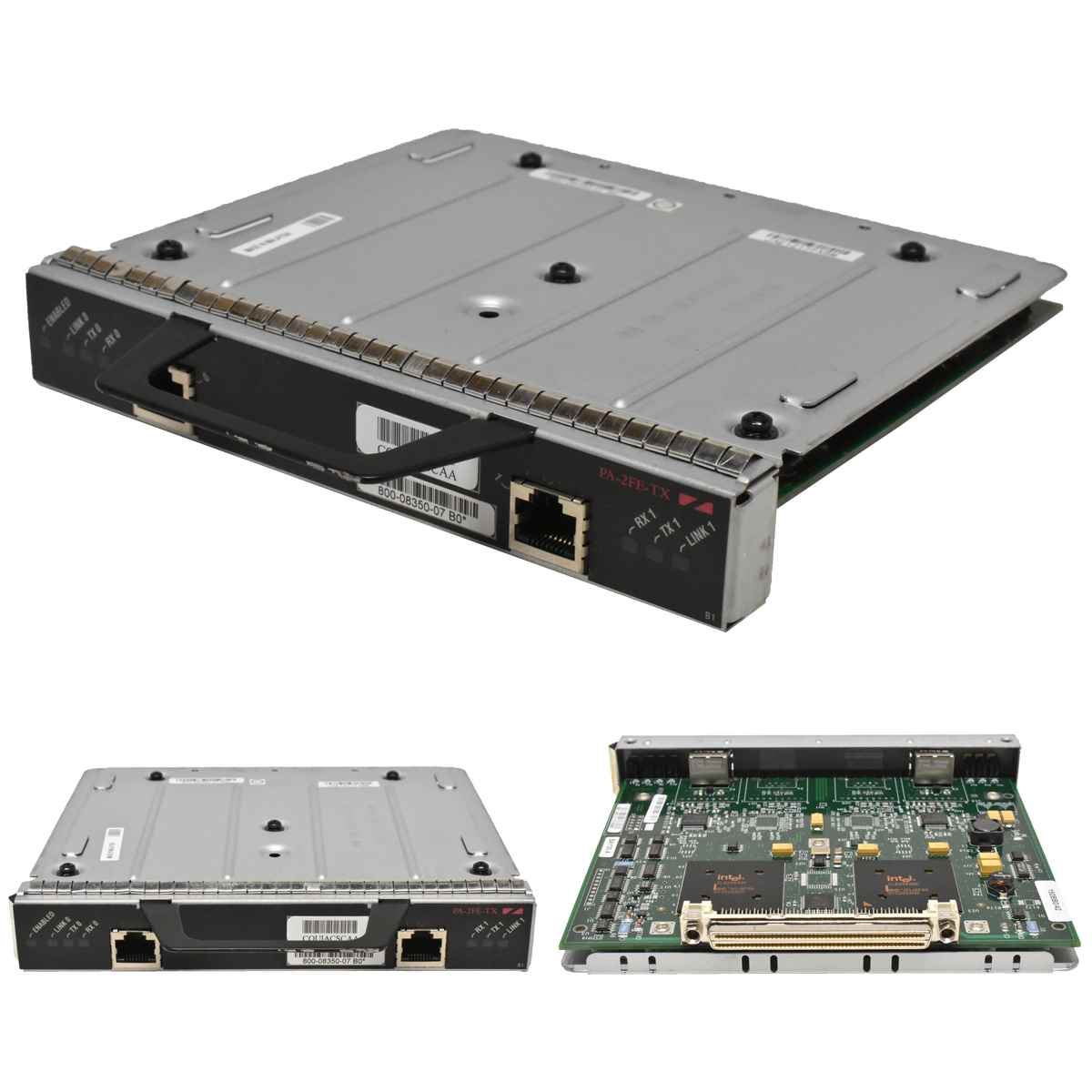 Cisco PA-2FE-TX 2 Fast Ethernet 100BASE-T Adapter 7200VXR Routers 800-08350-07 Cisco PA-2FE-TX 2 Fast Ethernet 100BASE-T Adapter 7200VXR Routers 800-08350-07