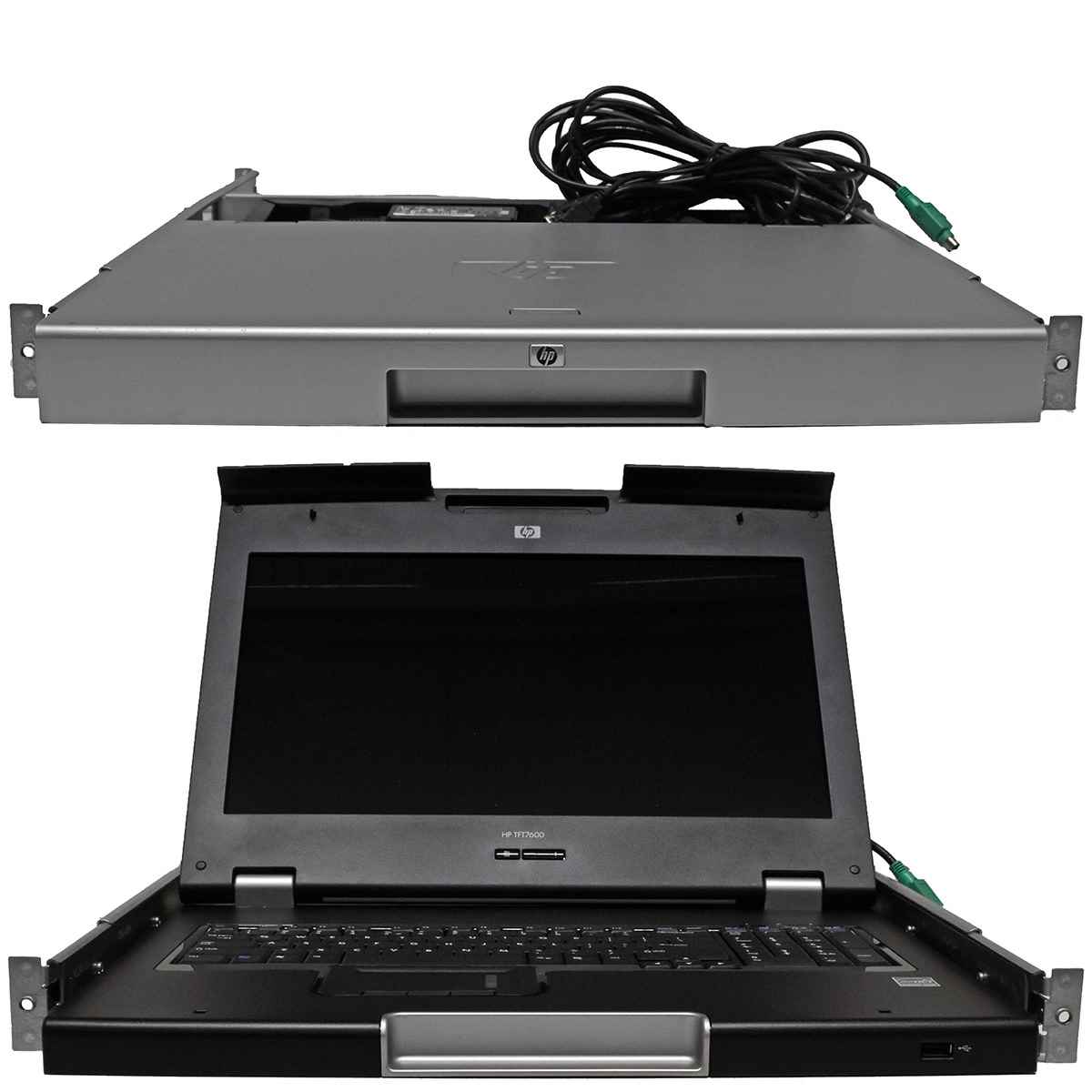 HP TFT7600RKM INTL 1U KVM Console and Monitor 17.3" WXGA+ US Keyboard with touch pad HP TFT7600RKM INTL 1U KVM Console and Monitor 17.3" WXGA+ US Keyboard with touch pad