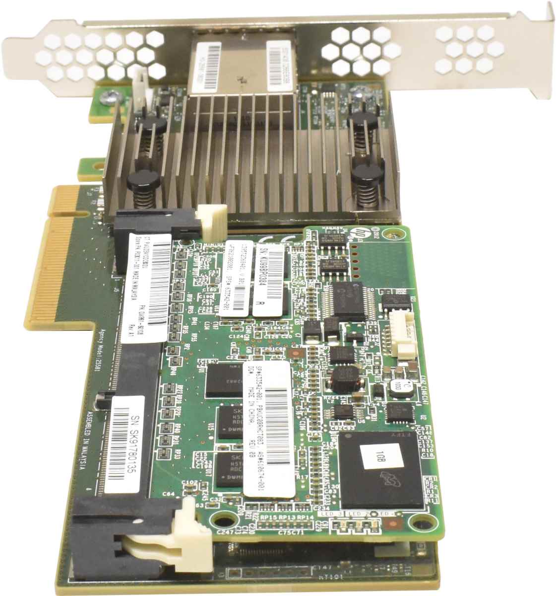 HP Smart Array P1228 12GB PCIe 3.0 x8 RAID Controller 1GB Cache FP + BBU QW991-60108 HP Smart Array P1228 12GB PCIe 3.0 x8 RAID Controller 1GB Cache FP + BBU QW991-60108