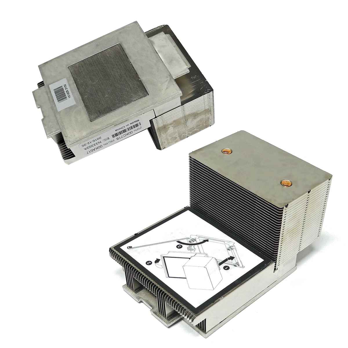 IBM CPU Heatsink / Kühler für System X3650 M5 Server 00KC718 00KA517 IBM CPU Heatsink / Kühler für System X3650 M5 Server 00KC718 00KA517