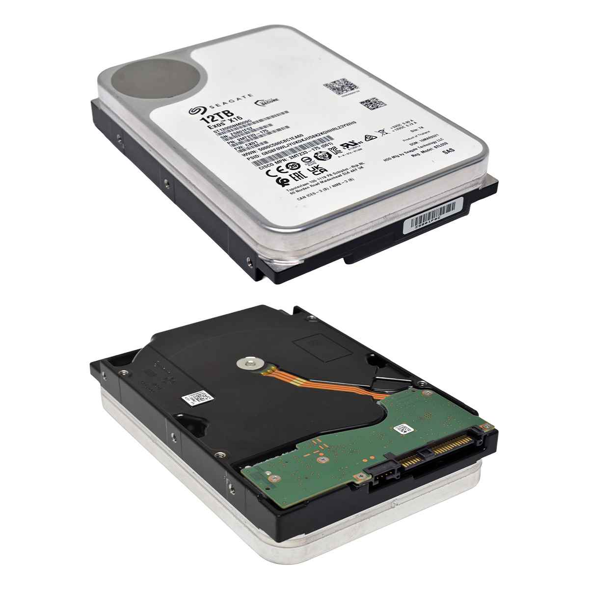 Seagate Exos X16 12TB 2MT233-175 ST12000NM009G 3,5" 7.2K 12G SAS HDD Seagate Exos X16 12TB 2MT233-175 ST12000NM009G 3,5" 7.2K 12G SAS HDD