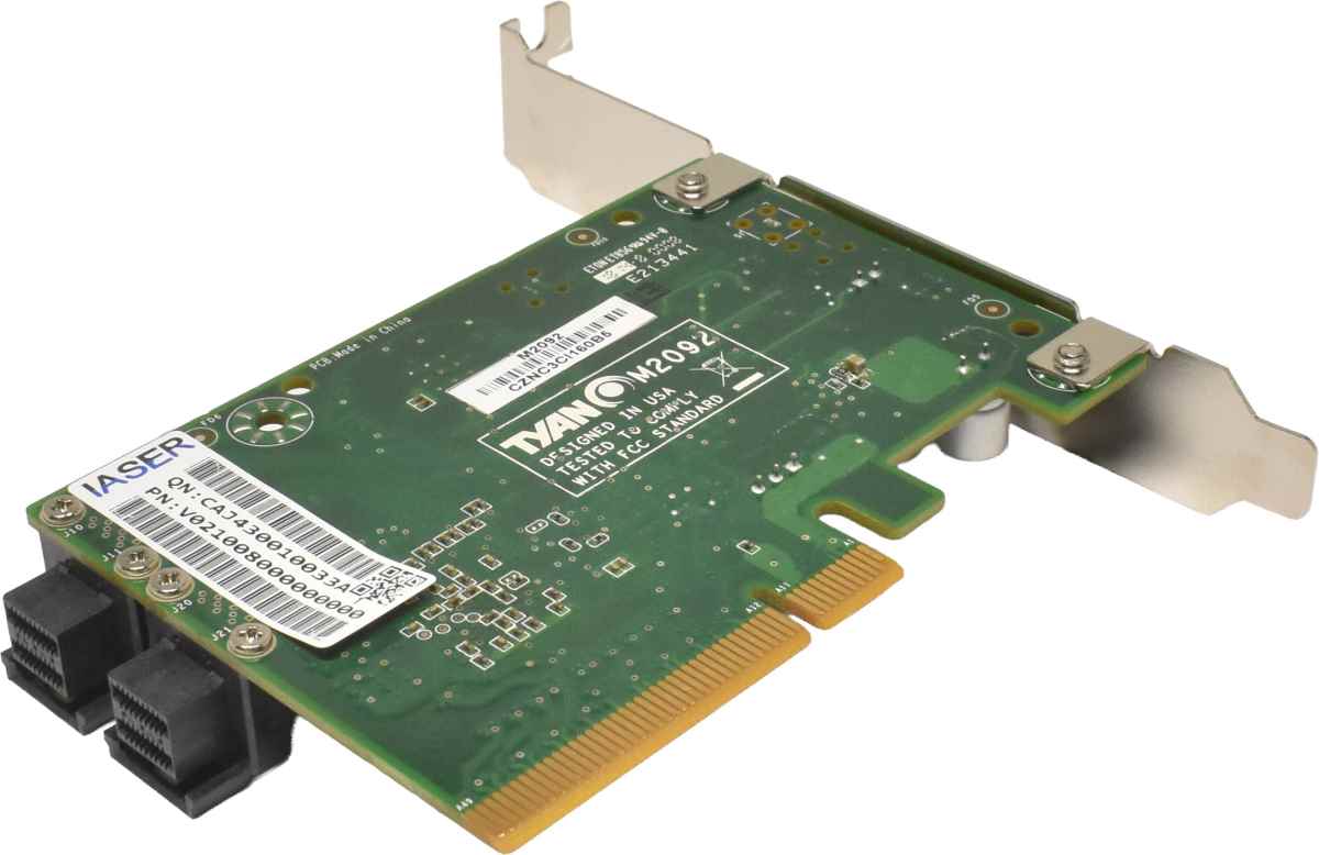 TYAN M2092 U.2 Expansion Card NVMe PCle x8 V021008000000000 FP TYAN M2092 U.2 Expansion Card NVMe PCle x8 V021008000000000 FP