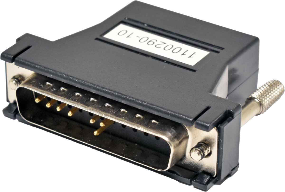 Perle IOLAN SCSC DBA0013C 04007030 1100290-10 DCE Adapter with SUN/Cisco pinout DB-25M - RJ-45F