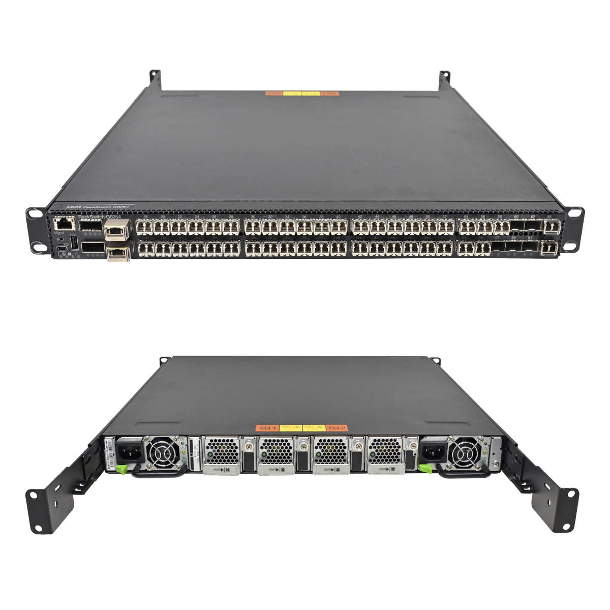 IBM-RackSwitch-G8264-52-Port-7309-HC-00D9800-45-GB-001.jpg IBM RackSwitch G8264 52-Port 7309-HC 00D9800 + 45 GBICs