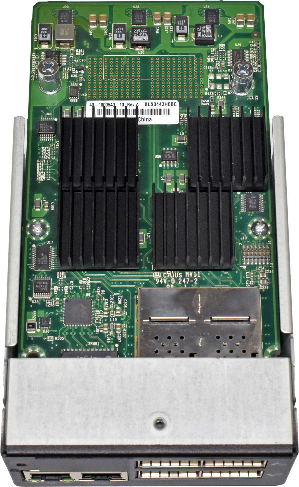 Brocade-ICX-6610-48P-40-1000540-10-4-Port-40G-QSFP-004.jpg Brocade ICX 6610-48P 40-1000540-10 4-Port 40G QSFP Uplink Module