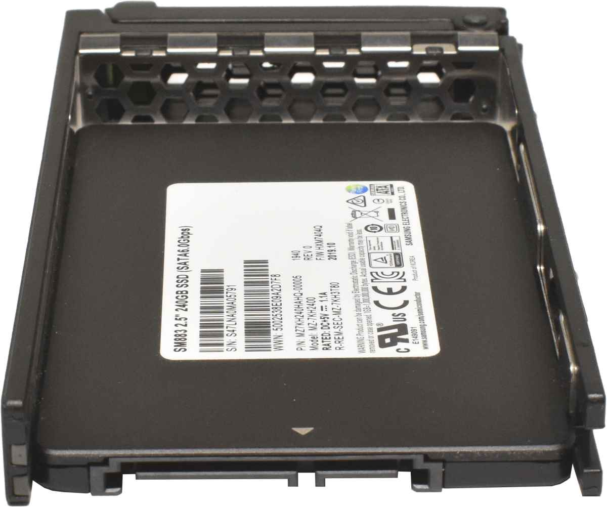 Fujitsu Samsung SM883 240GB 2.5" 6G SATA SSD MZ-7KH2400 mit Rahmen Fujitsu Samsung SM883 240GB 2.5" 6G SATA SSD MZ-7KH2400 mit Rahmen