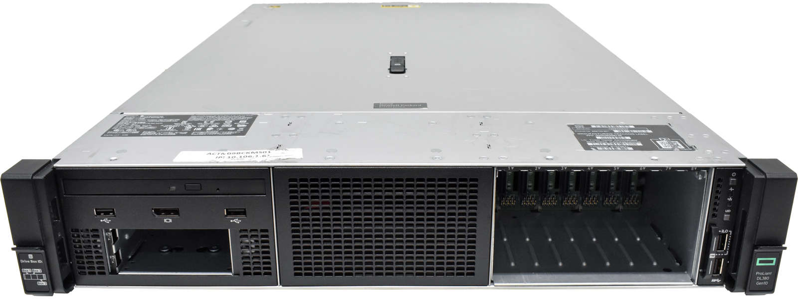 HP-ProLiant-DL380-G10-2U-no-CPU-2xPerformance-HS-n-002.jpg HP ProLiant DL380 G10 2U no CPU 2xPerformance HS no PC4 10x 2.5" P408i-a + Expander