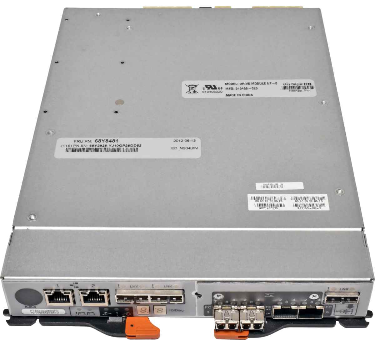 IBM Storage SAS RAID Controller 68Y8481 + 2 mini GBICs
