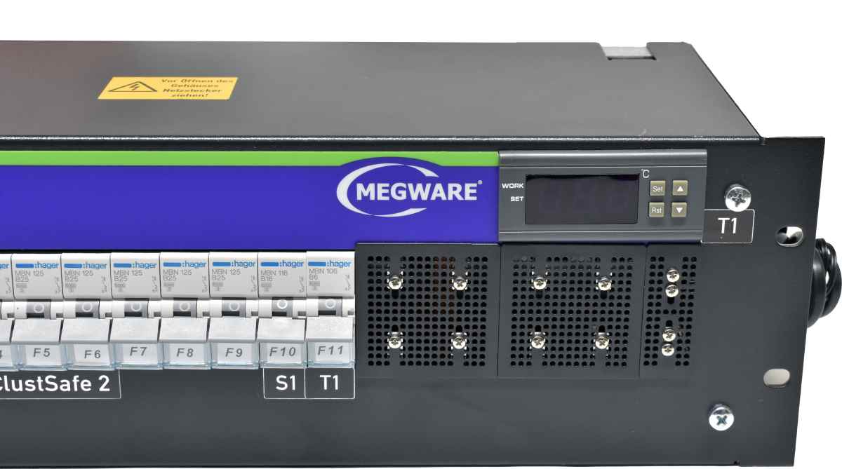 MEGWARE RackSecure PDU 3U 3x 32A Typ 132002 + APSA Steckdosenleiste ohne Stecker