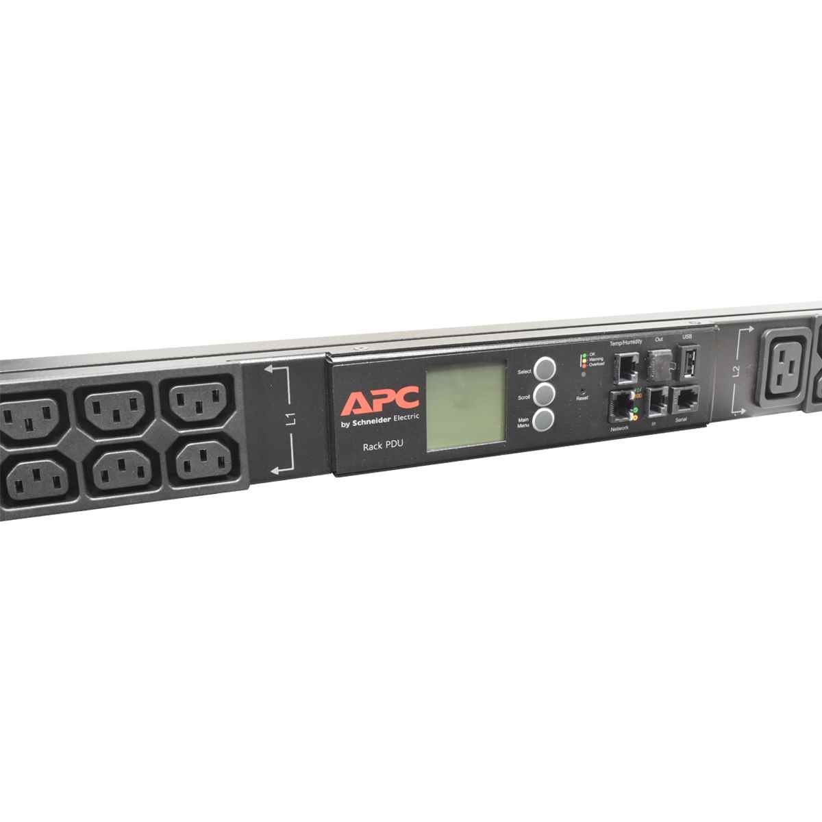 APC AP8881 Rack PDU 2G Metered 3-Phasen Null HE 11 kW 16A 230V 36x C13 6x C19