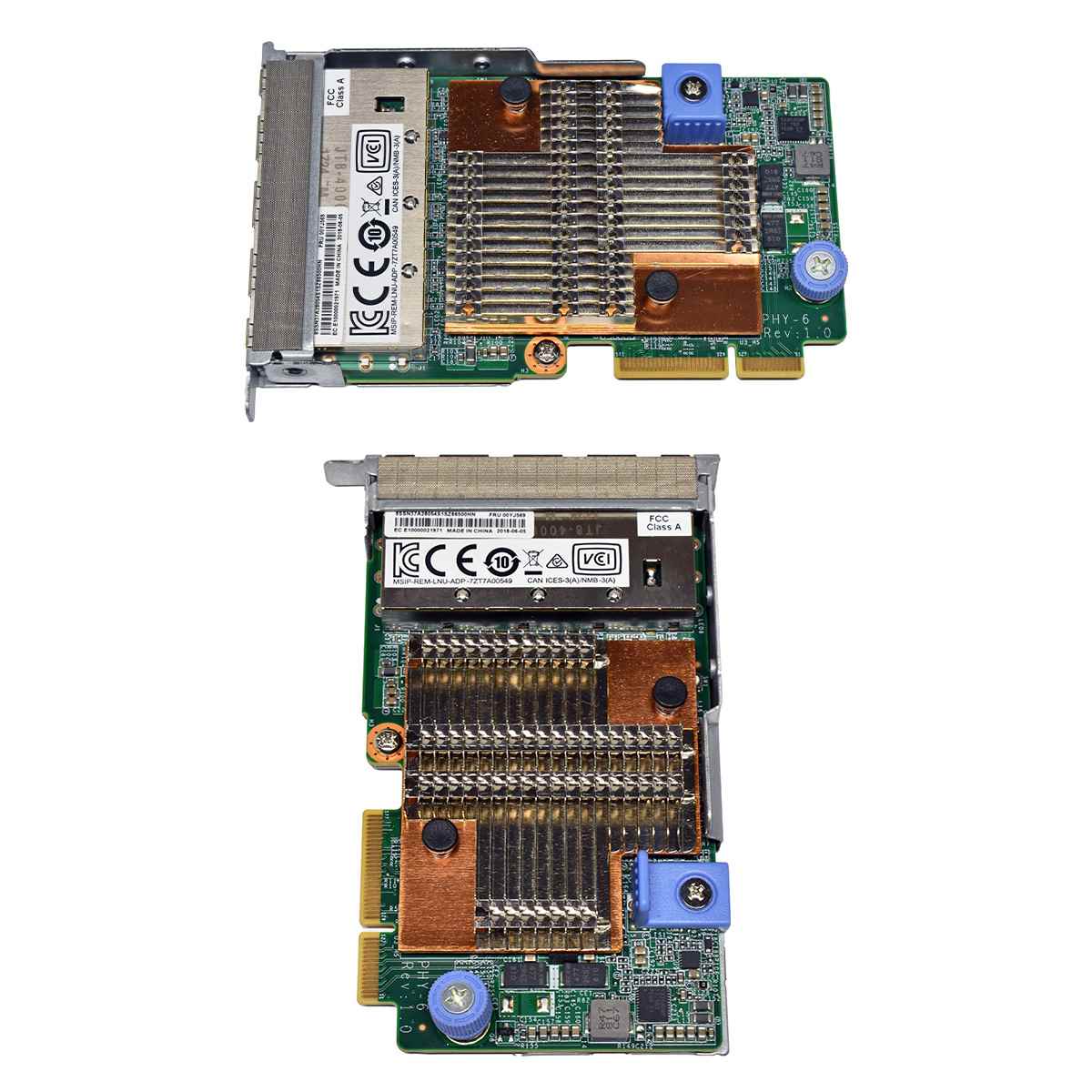 Lenovo X722-T4 Netzwerkkarte Intel 10Gb 4-Port RJ45 LOM 7ZT7A00549 00YJ569