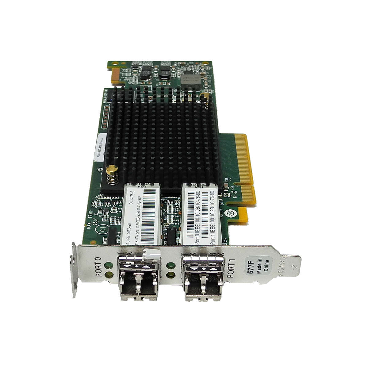 IBM-577F-LPE16002-Dual-Port-16Gb-s-PCIe-x8-FC-Host-003.jpg Fujitsu Emulex LPE16002 Dual-Port 16Gb/s PCIe x8 FC Host Bus Adapter LP + 2xSFP+