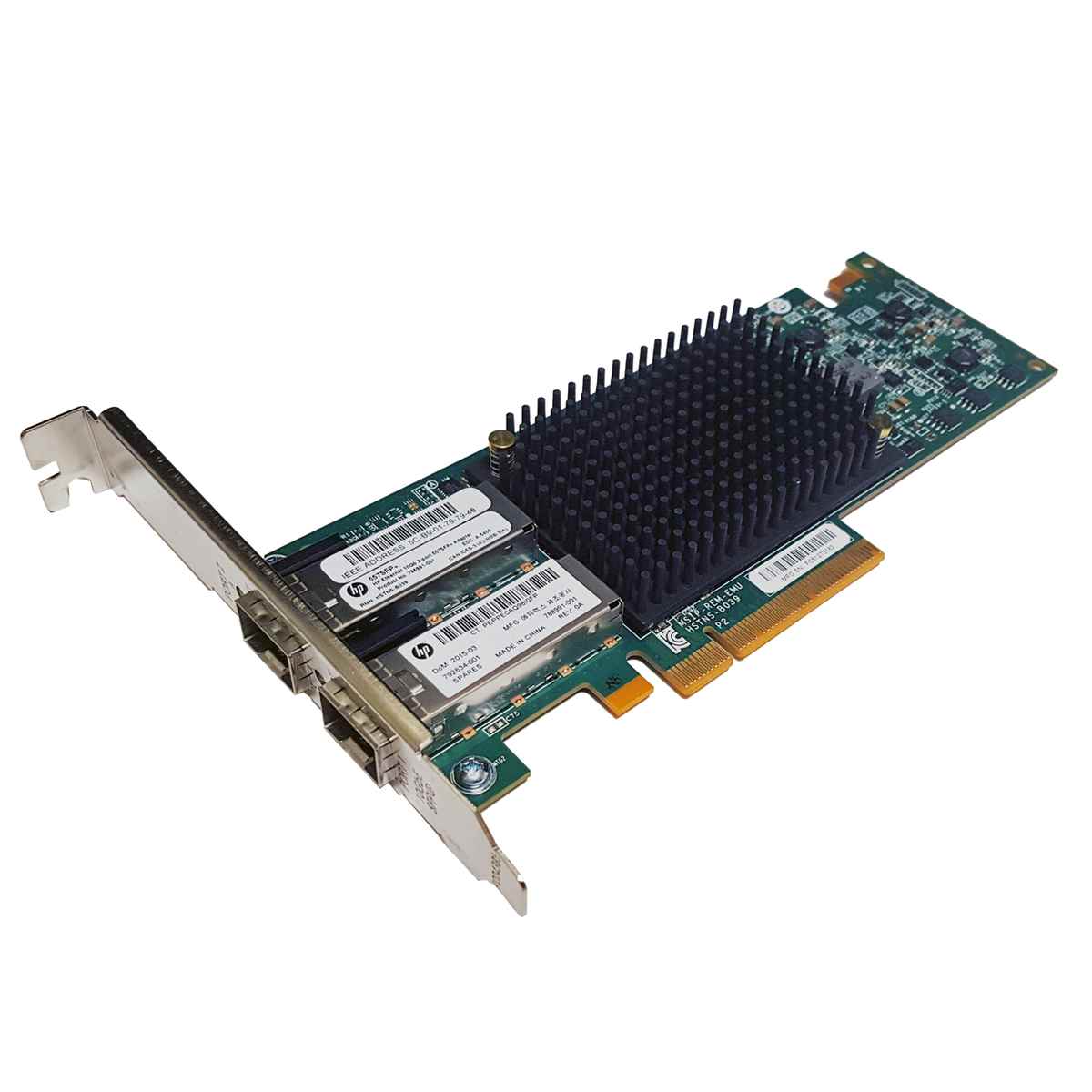 HP 557SFP+ Dual-Port 10GbE PCI-E x8 Server Adapter 788991-001 792834-001 FP HP 557SFP+ Dual-Port 10GbE PCI-E x8 Server Adapter 788991-001 792834-001 FP