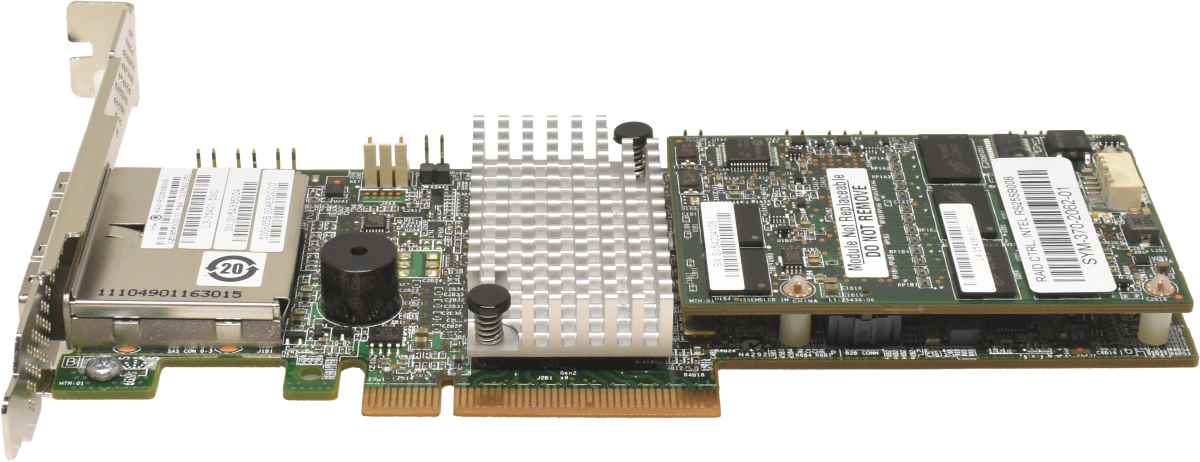 Intel RS25SB008 L3-25421-42C 6Gb/s PCI-E 1GB SAS RAID Controller + BBU