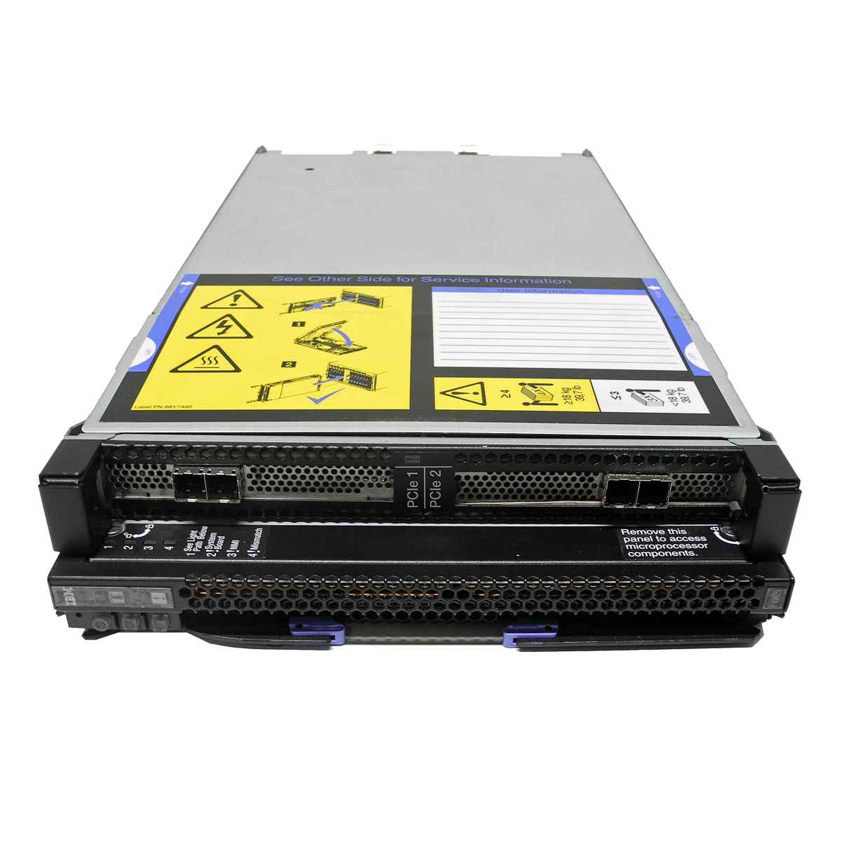 Blade Center HX5 7873-AC1 Blade Server + Expansion Module DC-BPE4 Blade Center HX5 7873-AC1 Blade Server + Expansion Module DC-BPE4