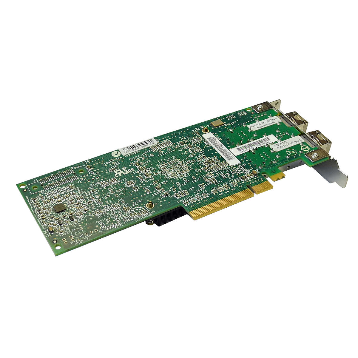 EMULEX-HP-LPE12002-8Gb-s-PCIe-x8-FC-Server-Adapter-003.jpg Fujitsu EMULEX LightPulse LPE12002 P001218-01A P002181-08A P001219-01D 8Gb/s PCIe x8 FC NIC Card 2x SFP+ LP